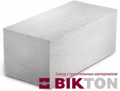 Блок пенобетонный (пеноблок) D-400 Bikton 625x200x500