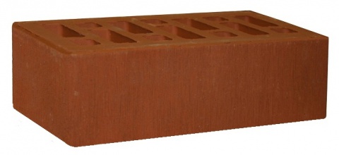 Красный одинарный 1 NF "Бархат", Старооскольский кирпич